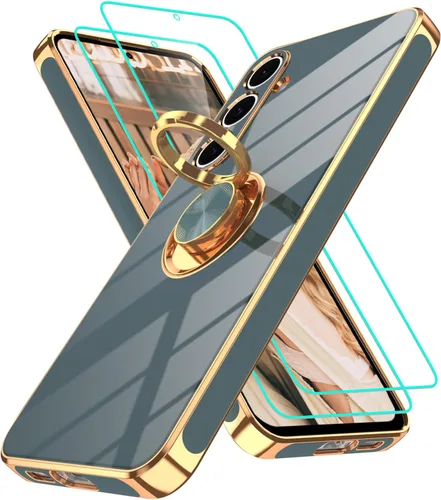 Miniatura 190 de Gritup Funda para Samsung Galaxy A14 5G: Funda Samsung A14 con 2 Protectores de Pantalla, Soporte de Anillo con Rotación 360°, Soporte Magnético
