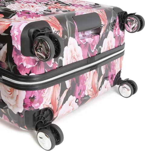 Miniatura 8 de Bebe Marie 21 Hardside Spinner Equipaje Estampado negro floral BE-PC-7121-BKFP