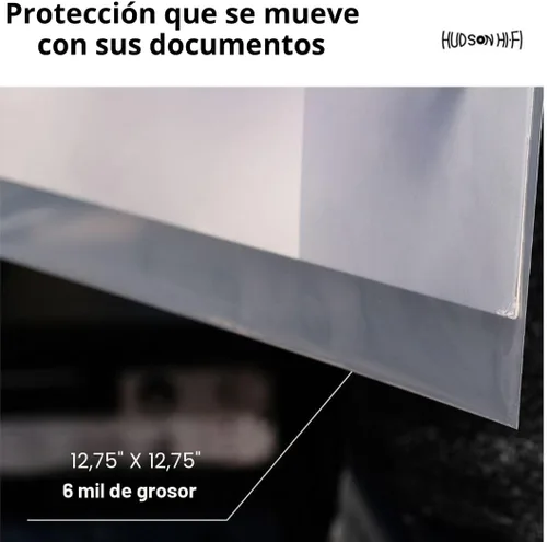 Miniatura 4 de Hudson Hi-Fi Fundas exteriores para discos de vinilo, funda de vinilo transparente de alta calidad, paquete de 100 unidades, protege tus álbumes LP