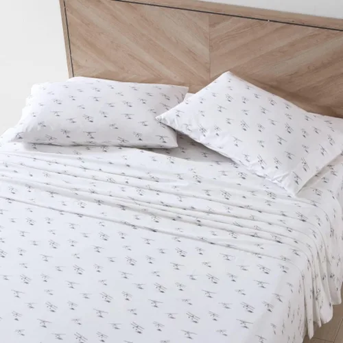 Miniatura 144 de Eddie Bauer - Juego de ropa de cama de percal de algodón, decoración fresca y elegante para el hogar, sábanas de tamaño King