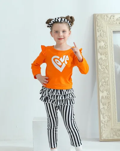 Miniatura 3 de NZRVAWS Ropa para bebé niña pequeña, conjunto de pantalones de mezclilla rasgados con volantes florales de leopardo para niña 0-4T