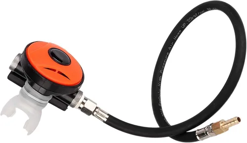 Miniatura 2 de Regulador de buceo ajustable de dos etapas, piezas de aparato de respiración subacuática de buceo, máscara, válvula, manguera, conector