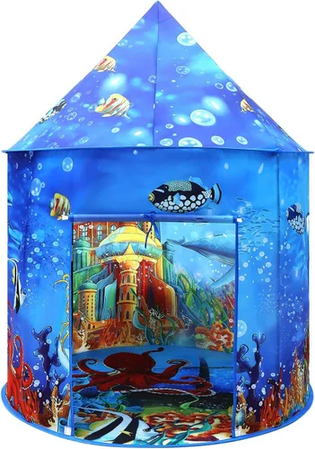 Miniatura 7 de Tienda de campaña de dinosaurio para niños de 48 x 48 x 43 pulgadas realista para niños pequeños como juguetes de dinosaurio, perfecta para niños