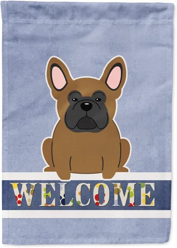 Miniatura 126 de Caroline's Treasures BB5622GF Airedale - Bandera de bienvenida para jardín, bandera decorativa para patio, exteriores, patio, parterres
