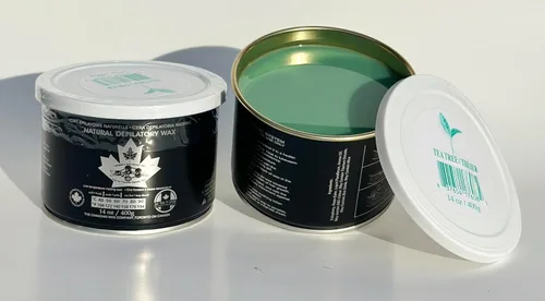 Sharonelle Cera suave de árbol de té natural para pieles sensibles en 14 oz. - 2 latas