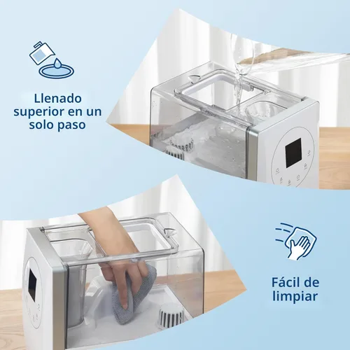 Miniatura 5 de LEVOITHumidificadores para habitación de habitación grande de dormitorio, WiFi inteligente Control de Alexa, 6L Top Relleno fresco y fresco Niebla