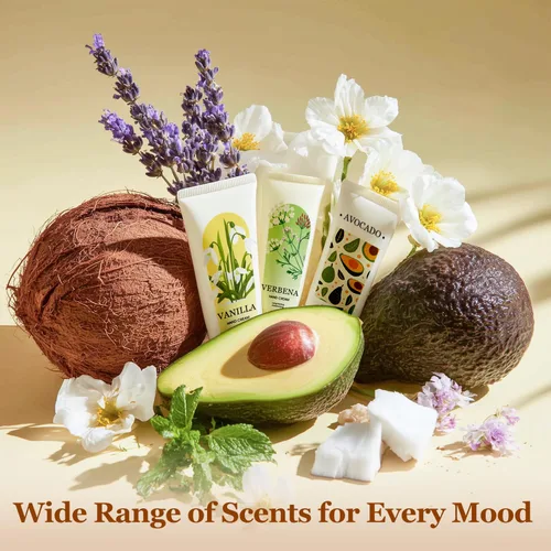Miniatura 6 de BODY & EARTH Crema de Manos a Granel Paquete de 50 Set de Regalo de Loción de Manos Loción de Manos Tamaño de Viaje Lociones a Granel para Regalos