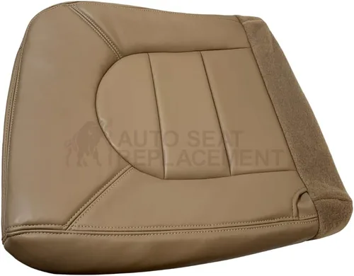 Miniatura 4 de 1999 Ford F250 F350 F450 Lariat Super Duty Funda de asiento de cuero genuino de repuesto en color marrón pradera (con asiento de bebé