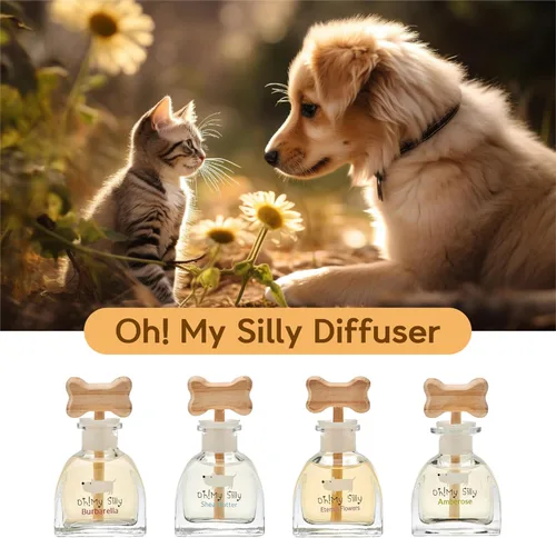 Miniatura 9 de EVENDAY Oh My Silly - Difusor de varillas apto para mascotas, alimentado por AromaGuard y aceites aromáticos del Reino Unido, neutralizador