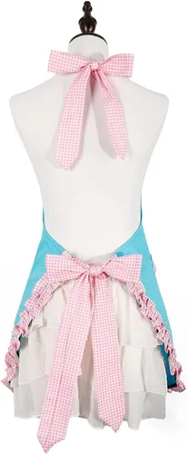 Miniatura 2 de RosieLily Retro Aprons for Women with Pockets Vintage Apron Kitchen Apron for Cooking Baking Cute