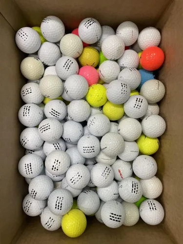 Miniatura 4 de Golf Ball Planet 100 Bolas para prácticas/shag/golpes/rango usadas en bolsa de malla mixta