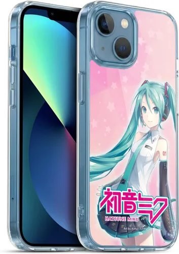 Miniatura 213 de Head Case Designs Licencia Oficial Hatsune Miku Gráficos Lindos Carcasa de Gel [Protección de Grado Militar] Compatible con Apple iPhone 7