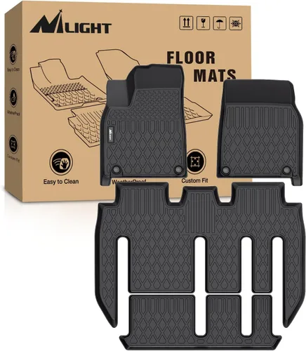 Miniatura 30 de Nilight Alfombrillas TPE para Volvo VNL 300 430 630 670 730 780 2004-2018 Volvo VT modelos 2006-2010 para todo tipo de clima, ajuste personalizado