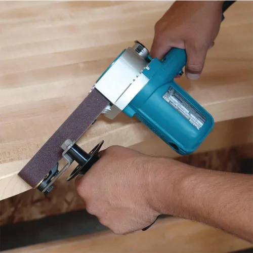 Miniatura 7 de Makita 9031 lijadora de banda de velocidad variable 5A, 1-18pulgadas por 21pulgadas