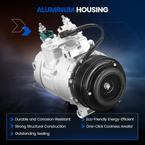 Miniatura 3 de 198355 Compresor de aire acondicionado A/C con embrague compatible con Ford Edge 2012-2015, compatible con Ford Explorer 2012, L4 2.0L GAS
