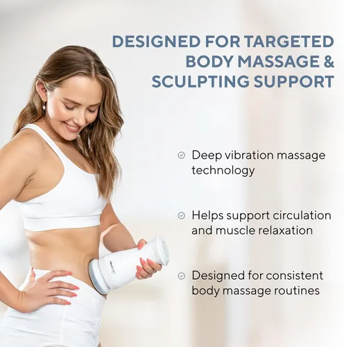 Miniatura 6 de Vibro Sculpt Masajeador de drenaje linfático profesional y máquina para esculpir el cuerpo, masajeador anticelulítico para estómago, piernas