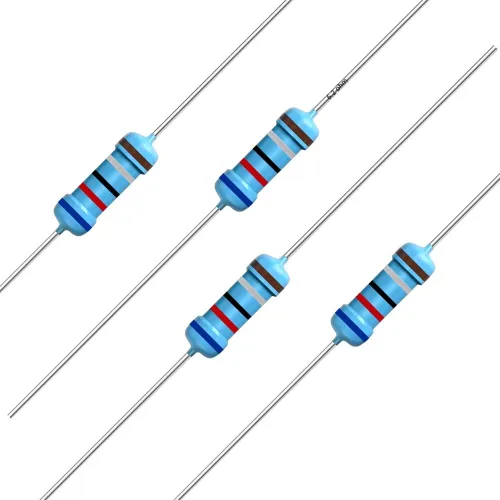 Miniatura 40 de California JOS 100 unidades de resistencia de 0.12 ohmios 1/4w (0.25 W) Resistencia fija de película metálica de tolerancia ±1%, más de 189 valores