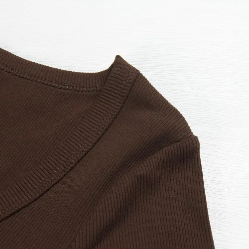 Miniatura 2 de PALINDA Camiseta básica de verano de manga corta con cuello redondo para mujer