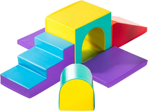 Miniatura 9 de Juguetes de escalada para niños pequeños de New Bounce - Juego de juego suave para niños - Bloques de escalada de espuma - Equipo de gimnasio seguro