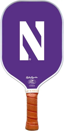 Miniatura 34 de Raqueta de pickleball colegial oficialmente licenciada - Raqueta aprobada por la Asociación de Pickleball de EE. UU. - Núcleo de nido de abeja Texas