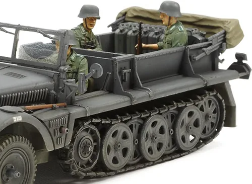 Miniatura 7 de Tamiya Modelos Alemanes 1 Ton Half-Track SD.KFZ.10 Kit