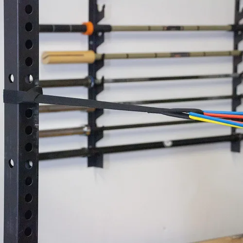 Miniatura 6 de Anclaje de puerta para bandas de resistencia, sistema acolchado resistente, compatible con bandas de bucle y tubos, terapia física de gimnasio