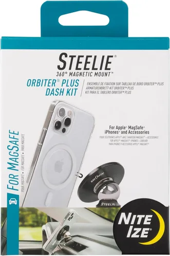 Miniatura 10 de Nite Ize Steelie - Kit de tablero original - Soporte magnético para teléfono para tablero de automóvil - Soporte de teléfono para automóvil con imán