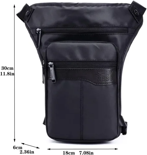 Miniatura 7 de Riñonera de cintura para hombres y mujeres, 011-negro, Casual