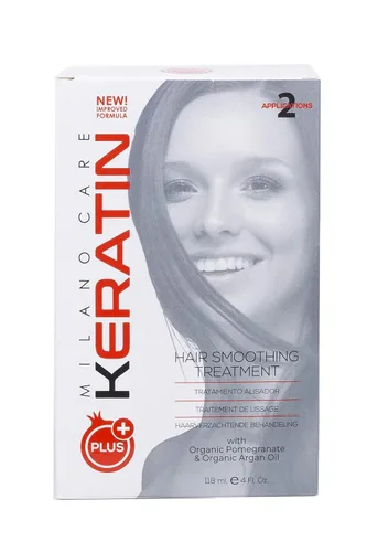 Miniatura 11 de Keratin Hair Smoothing System - Tratamiento profesional de salón con champú aclarador, chocolate, 4 onzas líquidas