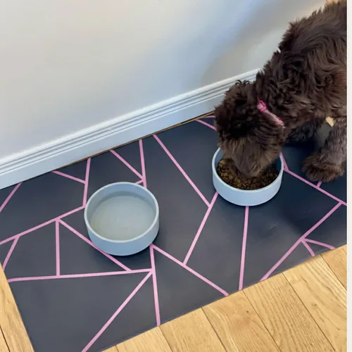 Miniatura 2 de Tapete de comida para perros, tapete para tazón de perro, tapete de comida para mascotas, tapete para alimentos y agua para perros, tapete