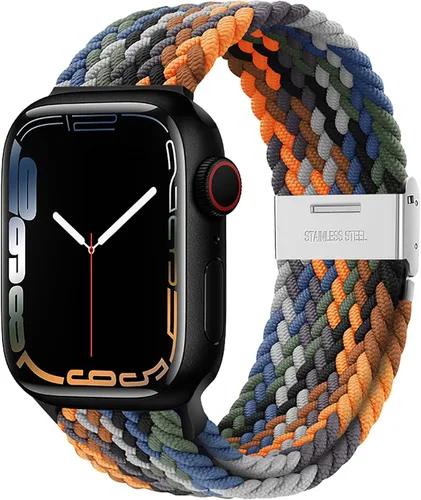 Miniatura 31 de Qimela Correa Compatible con Apple Watch de 1.49/1.57/1.61/1.65/1.73/1.77/1.77/1.93 pulgadas para Mujeres y Hombres, Correa Deportiva Solo Loop