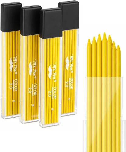 Miniatura 17 de Mr. Pen - Recambios de plomo de 0.020 in para lápices mecánicos, 600 piezas (150 por tubo) Negro, plomo de grafito 2B, repuestos de lápiz mecánico