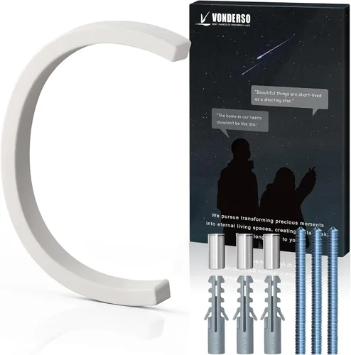 Miniatura 59 de VONDERSO Números flotantes de casa de 5 pulgadas para exteriores, números de dirección modernos de metal antioxidante (3), números de buzón Negro 3