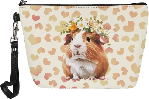 Miniatura 34 de HUGS IDEA Bolso animal del maquillaje de la impresión de la moda de las mujeres de la PU de, Negro (Dachshund), Chico