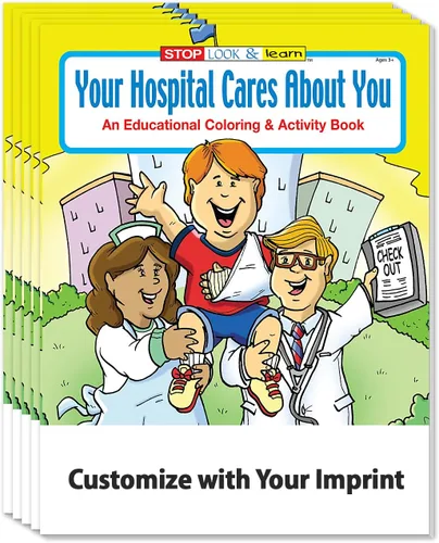Miniatura 9 de ZOCO - Libros para colorear Your Hospital Cares About You (paquete de 25 unidades, sin crayones) - Juegos educativos, rompecabezas, actividades