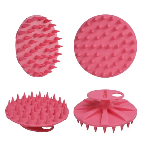 Miniatura 7 de INNERNEED Masajeador de Cuero Cabelludo Cepillo de Champú, Cuidado Manual del Cuero Cabelludo Húmedo y Seco Cepillo Exfoliante para Lavar el Negro