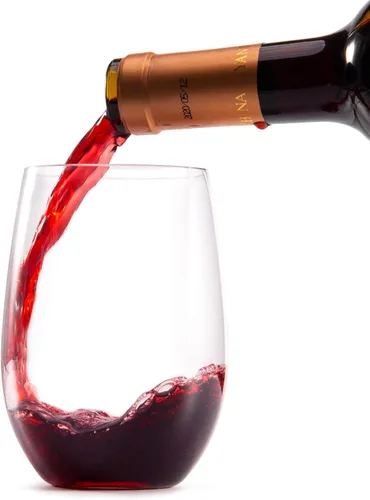 Miniatura 2 de hotder Juego de 4 copas de vino de plástico irrompibles para el hogar, fiestas, 16 onzas, Tritan, sin tallo, para uso en exteriores, irrompibles
