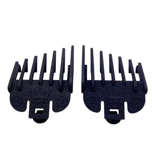 Miniatura 14 de Peine guía para cortapelos Taper King - ¡Adelgazamientos y desvanecimientos a prueba de errores en casa! Ruby (#1 a #3) - Compatible con cortapelos