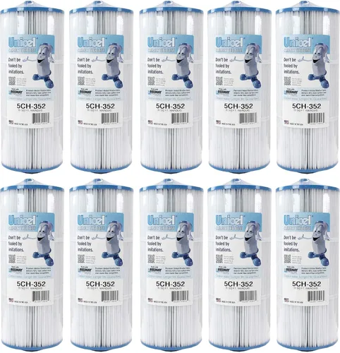 Miniatura 6 de Unicel 5CH-352 Cartucho de filtro de spa de bañera de hidromasaje de reemplazo de medios de 35 pies cuadrados con 151 pliegues