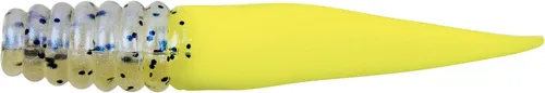 Miniatura 67 de Bobby Garland Slab Slay'R Señuelo de pesca de plástico suave para crappie, equipo de pesca y accesorios, 2 pulgadas, Chartreuse Silver Chartreuse