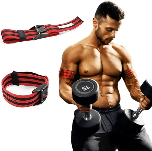 Miniatura 8 de Bandas de restricción de flujo sanguíneo para mujeres y hombres, bandas de glúteos para construcción de glúteos, correas de entrenamiento