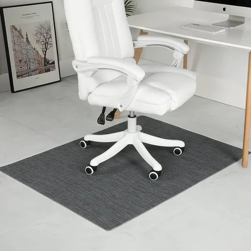 Miniatura 17 de Alfombrilla para Silla para Piso de Madera Dura y Baldosas, 47" x 60" Alfombrilla de Oficina Resistente para Sillas con Ruedas, Antideslizante, Sin