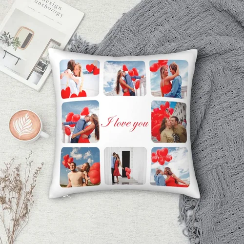 Miniatura 4 de FCQIANKM Funda de almohada personalizada, funda de almohada con foto personalizada con texto de imagen, funda de almohada personalizada, regalos