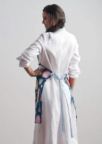 Miniatura 9 de Maison d' Hermine 100% Cotton Apron for women with Pocket Kitchen Chef Apron for Men Cooking Spring Summer 019 - Vamos a hornear