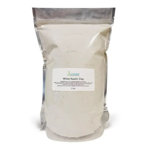 Soapeauty Polvo de arcilla de caolín blanco, grado cosmético, 100% natural, tratamientos faciales, máscara facial, fabricación de jabón, bomba de