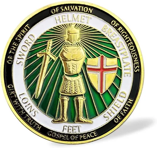 Miniatura 2 de Ponte toda la armadura de Dios monedas de desafío (Efesios 6:11-13)