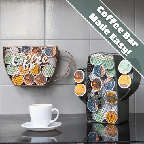 Miniatura 6 de Made Easy Kit Organizador de cápsulas de café, decoración funcional de la barra de café para el hogar, accesorios de almacenamiento de encimera