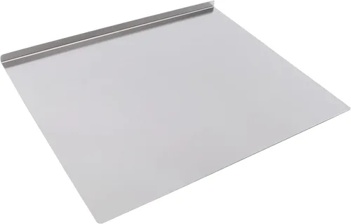 Miniatura 10 de Tabla de cortar de acero inoxidable 304 de 27.6 x 19.7 pulgadas, alfombrilla de metal antiadherente para cocina, cortar y amasar carne, frutas