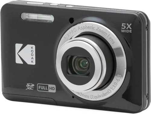 Miniatura 2 de Kodak PIXPRO - Cámara digital FZ55, paquete negro con tarjeta de memoria Lexar de 32 GB de alto rendimiento 800x UHS-I SDHC + funda de cámara Deco