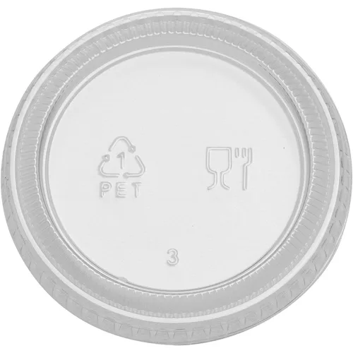 Miniatura 6 de Georgia-Pacific Dixie 1 onza, tapa de plástico para taza de porciones por GP PRO (Georgia-Pacific), PL10CLEAR, transparente, 2,400